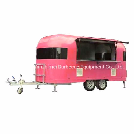 사용자 정의 거리 Airstream 커피 패스트 푸드 카트 모바일 캠핑 트레일러 판매